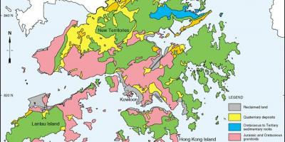 Geološke mapu Hong Kong