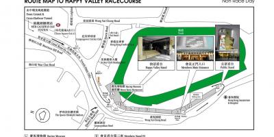 Mapa Sretan Dolini Hong Kong